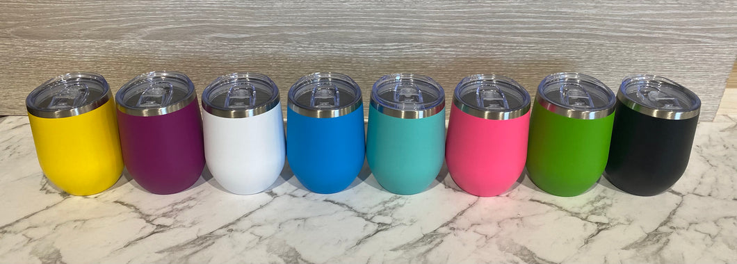 Custom Fathers Day Powder Coated Stainless Steel Tumbler Cup