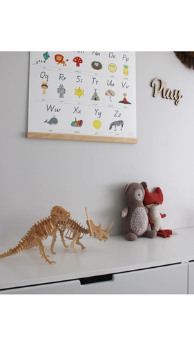 Eat, Play, Create Wall Plaque Set