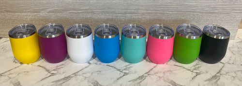 *BLANK* 250ml Powder Coated Stainless Steel Tumbler Cup