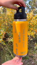 Large Etched Yeti with writing front & back