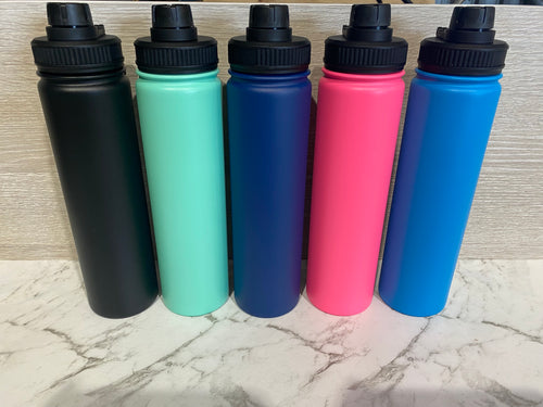 *BLANK* 750ml Powder Coated Stainless Steel Drink Bottle