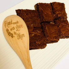 Hand made with love by mum Wooden Spoon