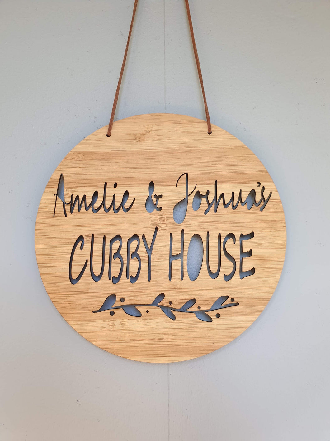 Cubby House Sign