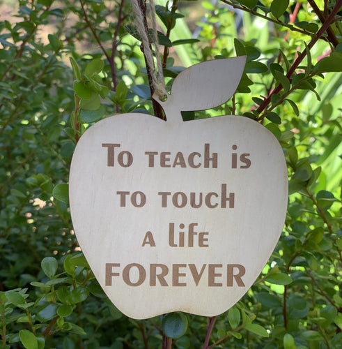 Teacher Appreciation Apple Gift