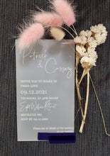 Acrylic Wedding Invitations