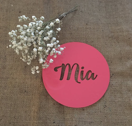 Circle Name Plaque