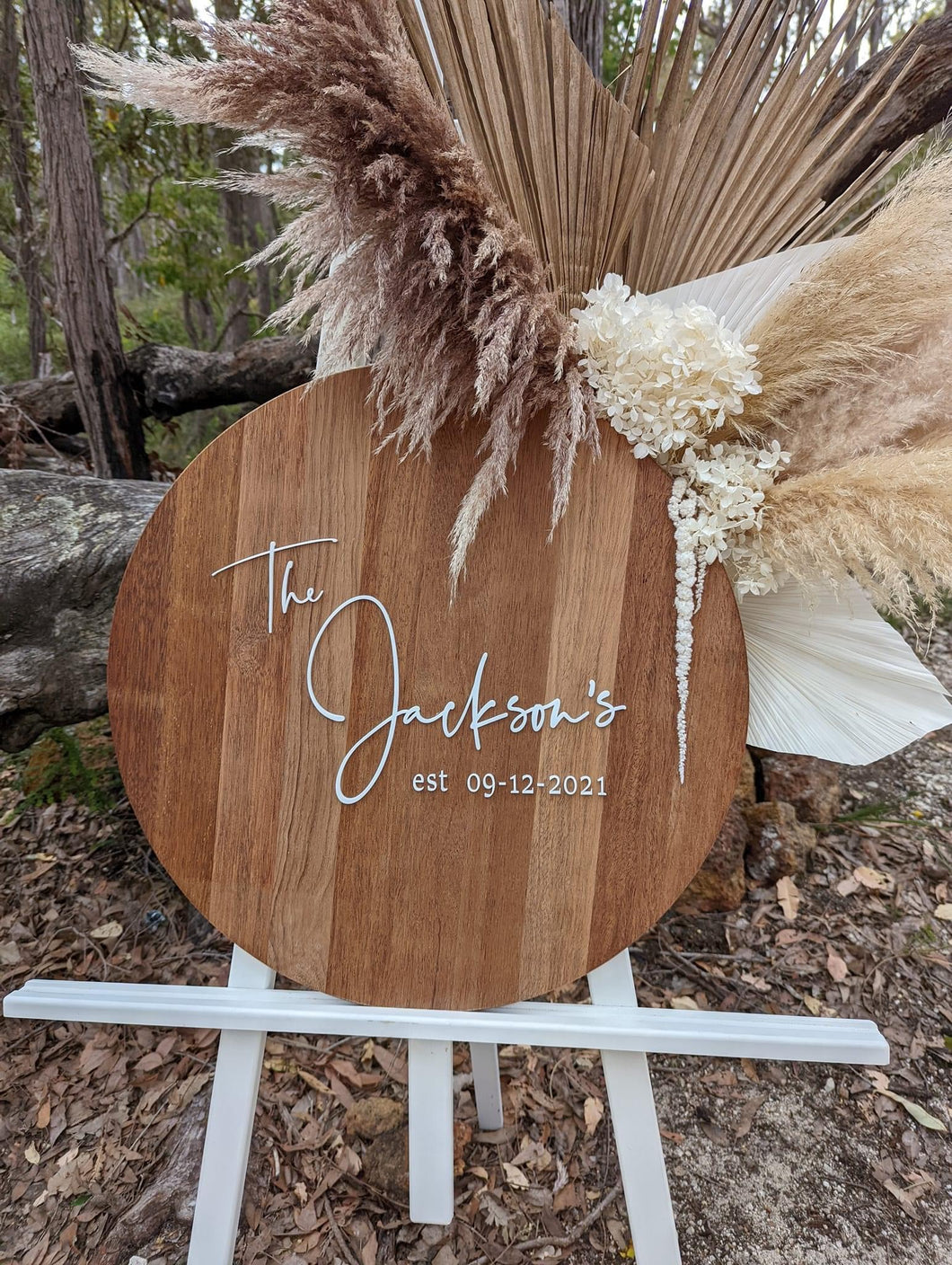Wooden Wedding Sign
