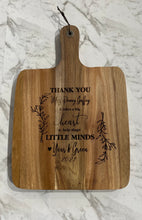 Personalised Teacher’s Chopping Board Gift