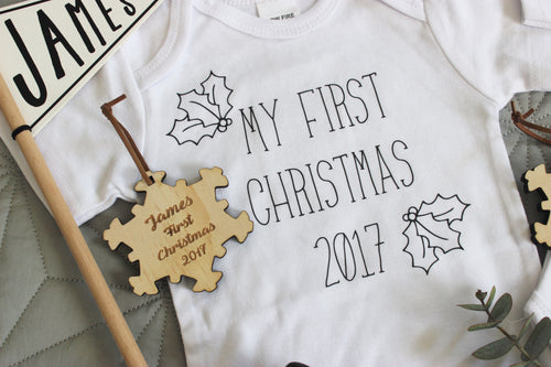 Christmas Snowflake *First Christmas & Year*