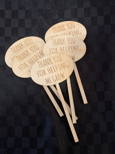 Thank you for helping me grow