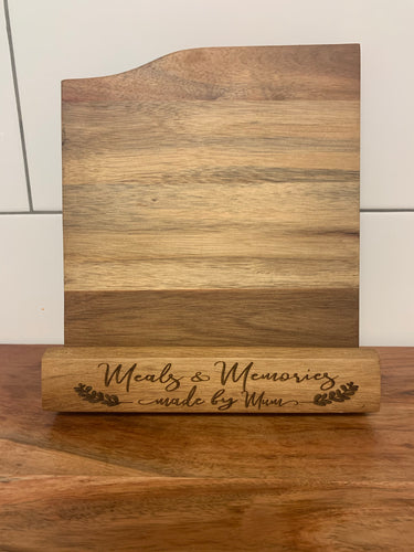 Meals & Memories made by mum recipe stand